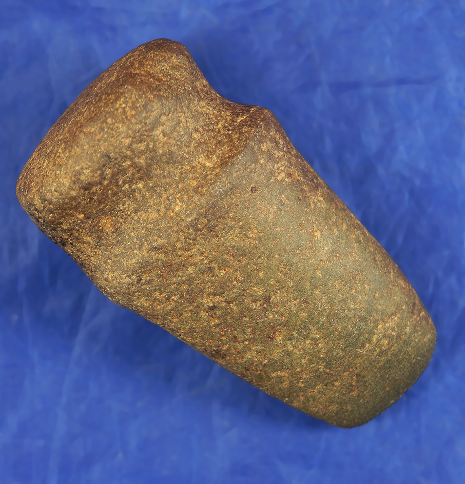 3 9/16" Well developed Miniature 3/4 Grooved Axe that is heavily patinated - nicely polished bit.