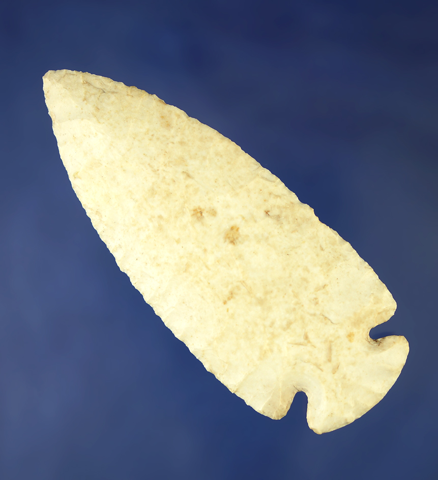 3 5/8" Nicely crafted Dovetail found in Illinois.