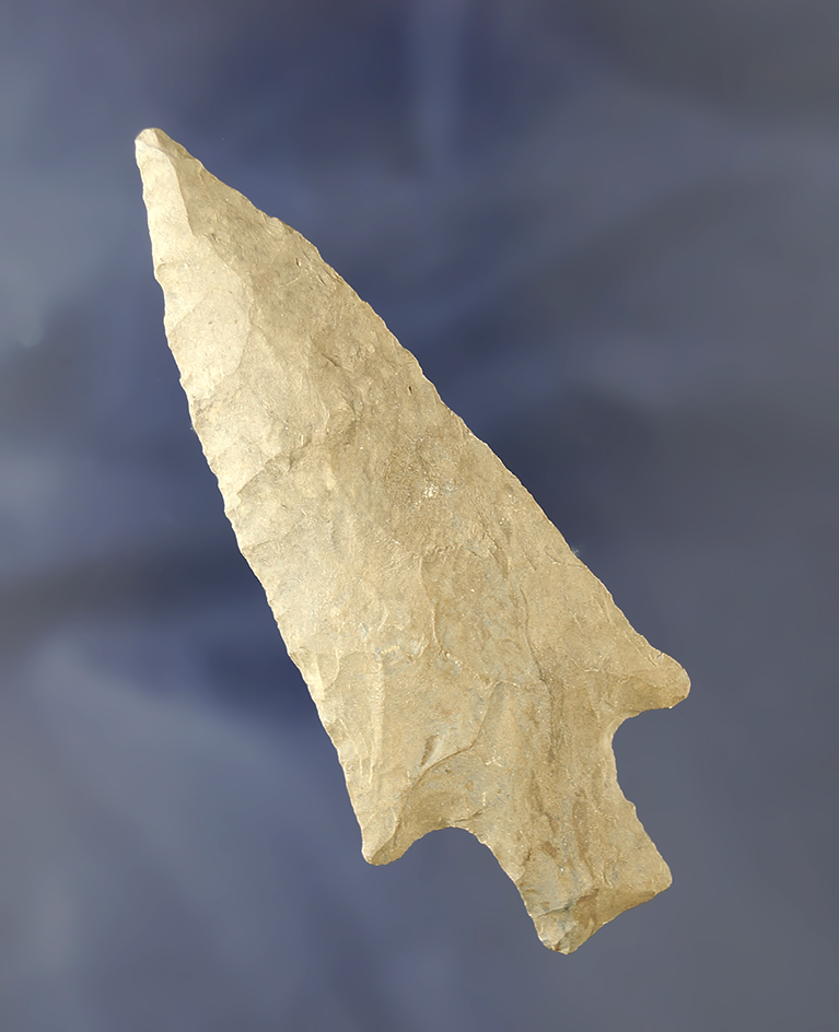 3 1/2" nicely Stemmed Point found in Central Texas.