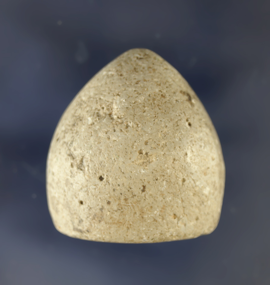 1 3/8" Cone made from Pipestone found in Ohio. This is a rare material for cones.