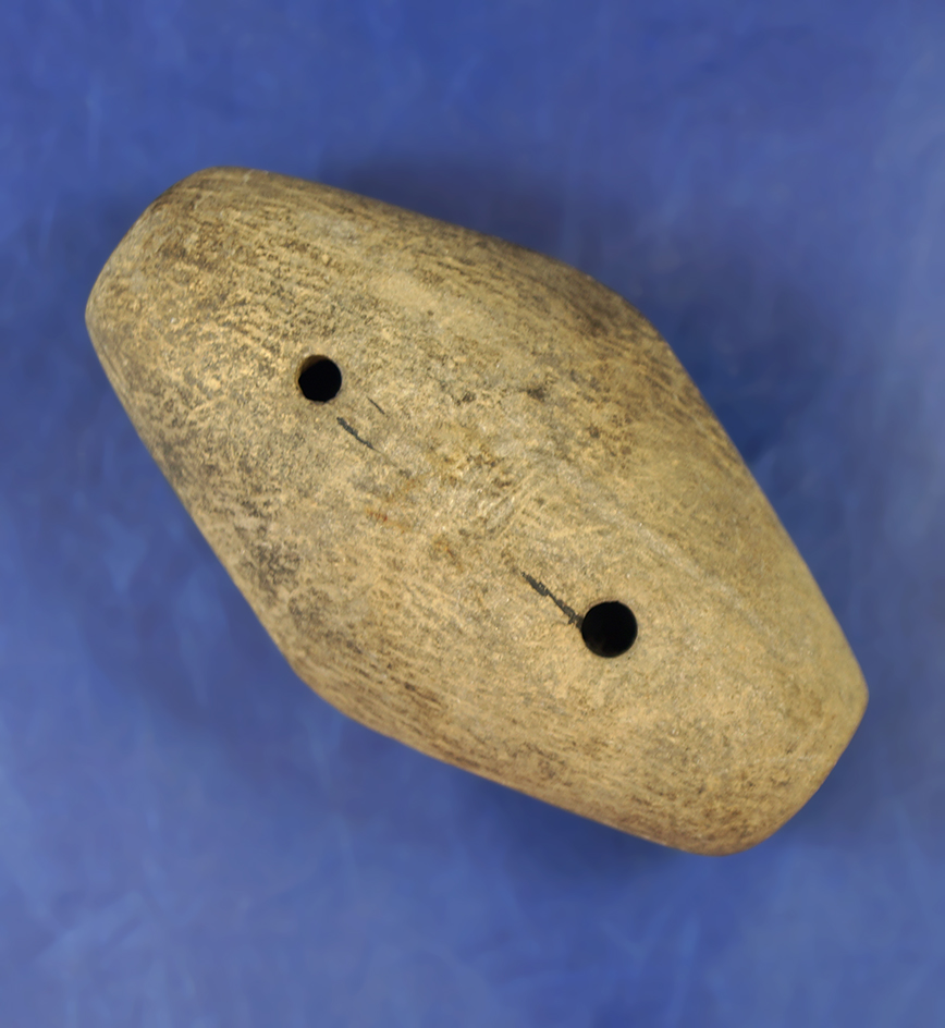 2 7/8" Expanded Center Gorget found in Tennessee.