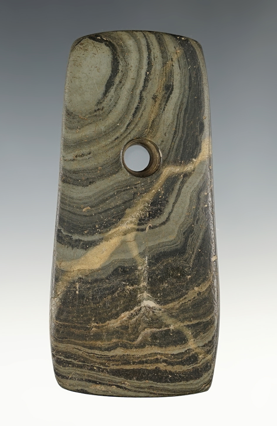 Exceptionally well made 4" Trapezoidal Pendant - Branch Co., Michigan. Bennett COA.