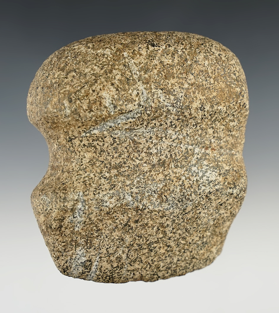 3 9/16" long 3/4 Groove Axe found near Avon on Courthouse farm, Fayette Co., Kentucky.