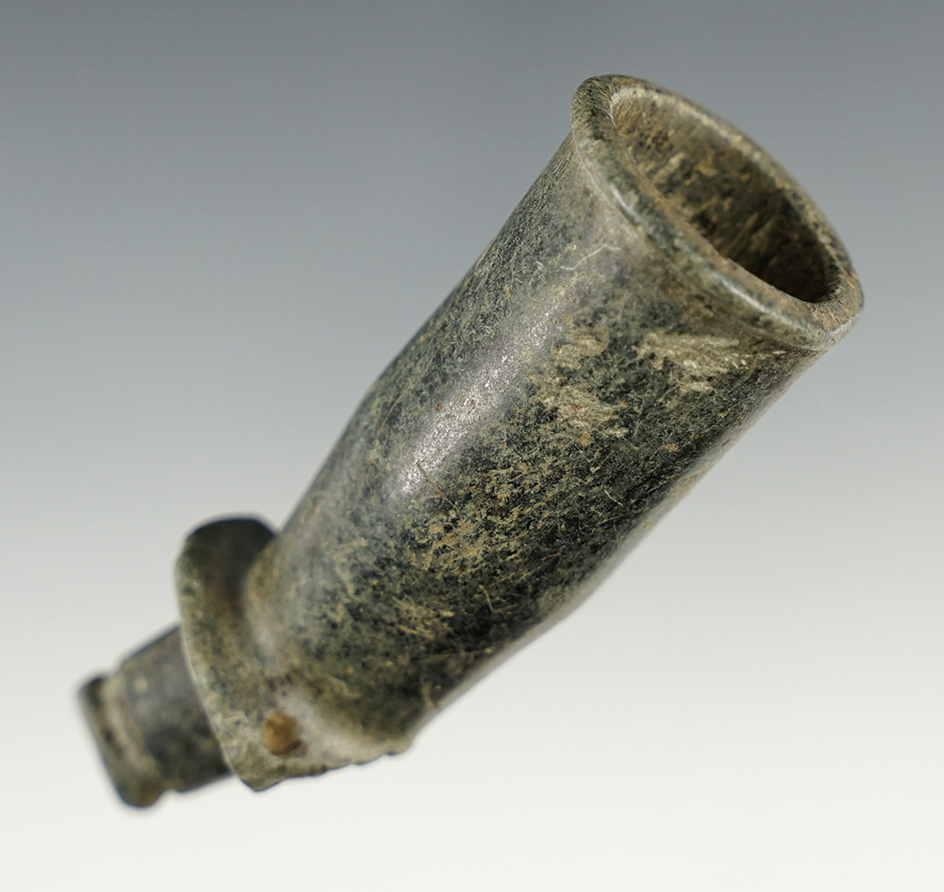 3" Cecil Co., Maryland Bowl section of an ancient Steatite Pipe.