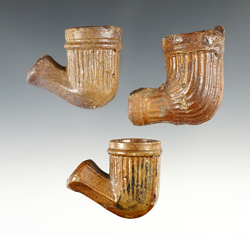 Set of 3 nice Trade Pipes in good condition.