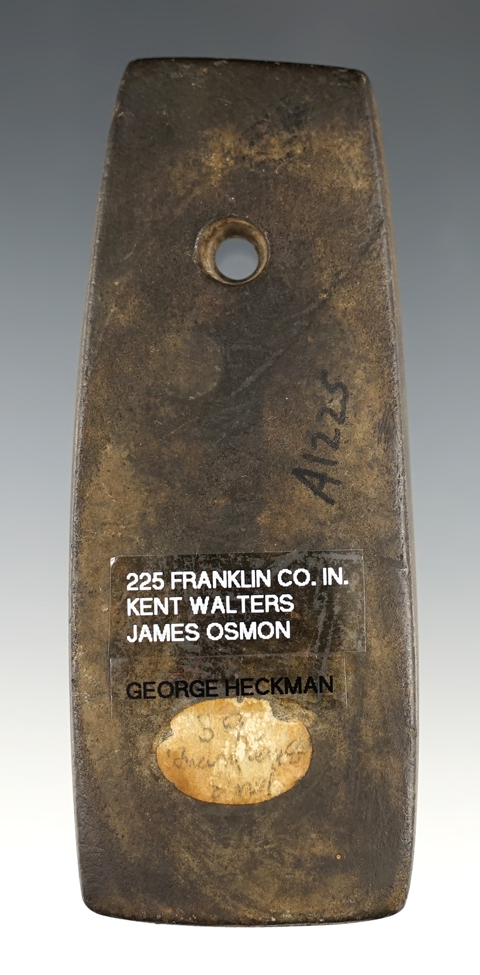 4" Trapezoidal Pendant - Franklin Co., Indiana. Ex.  Walters, Osmon, Heckman, Jerry Dickey.