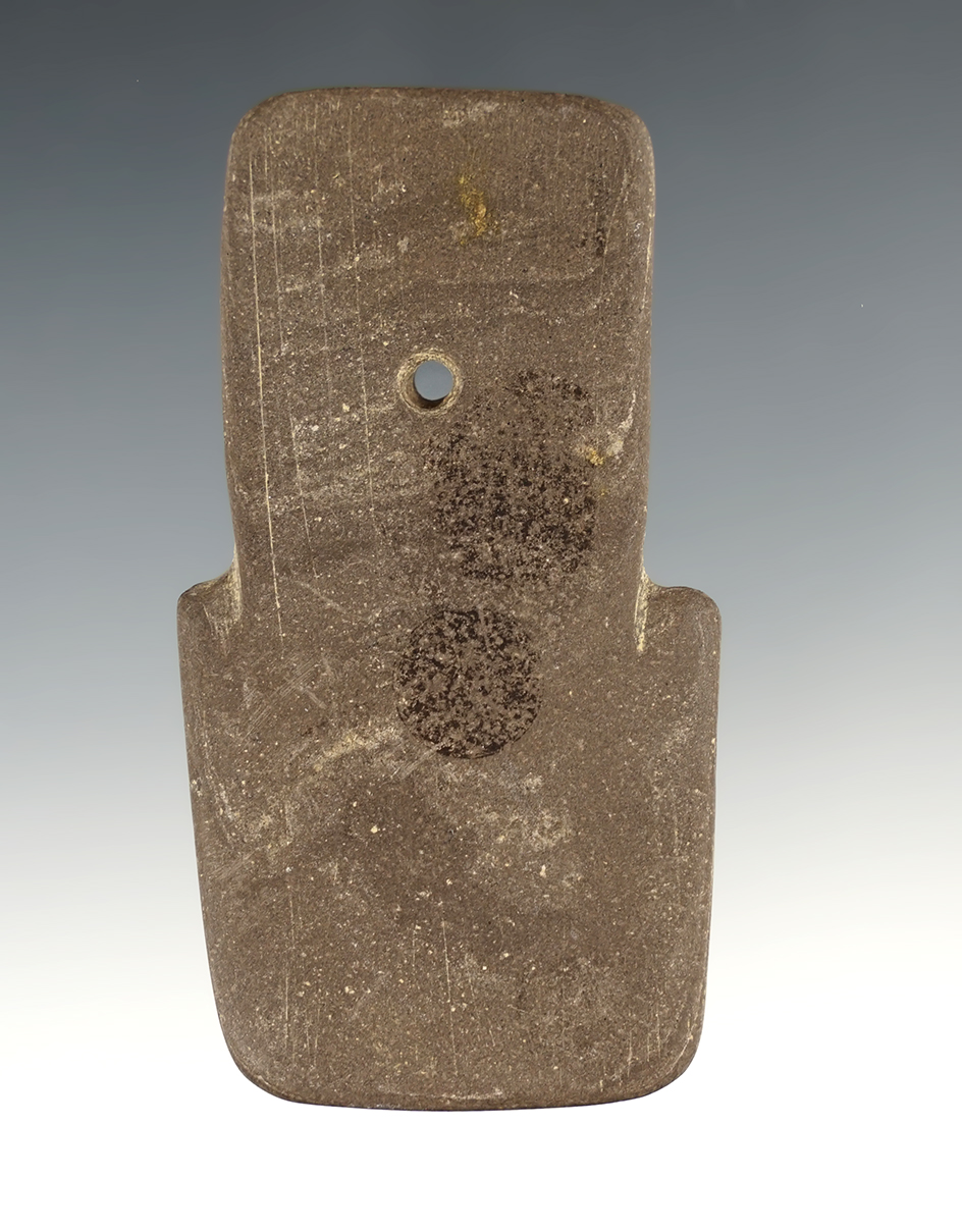 Fine 3 3/8" Shovel Pendant - Allen Co., Ohio. Ex. Titterington collection. G9 Davis COA.