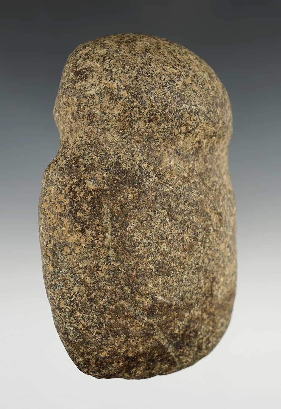 Nice 4 1/2" long 3/4 Groove Axe found in Shelby Co., Kentucky. Ex. Palmer collection.