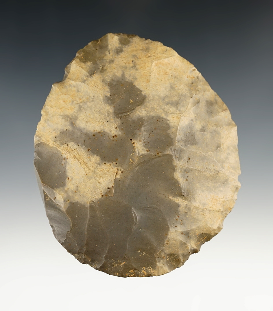 3 7/8" Hornstone Cache Blade found by William Pinaire in Harrison Co., Indiana in 1954.