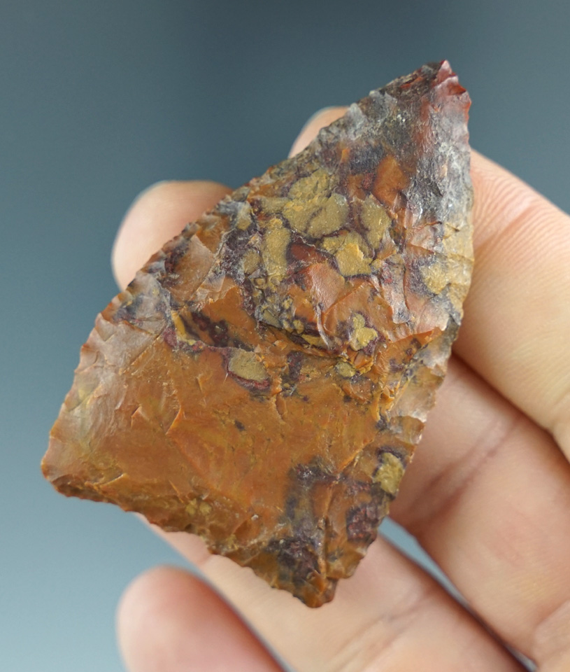 2 1/16" Archaic Triangular Knife found near Bridgeport in Eastern California. Stermer COA.