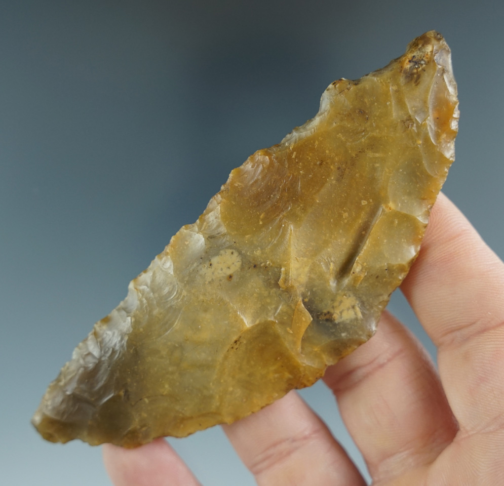 4 1/8" Danish Crescent Knife found in Denmark.