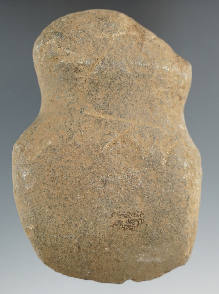 4 3/16" Full Grooved Axe found in Indiana.