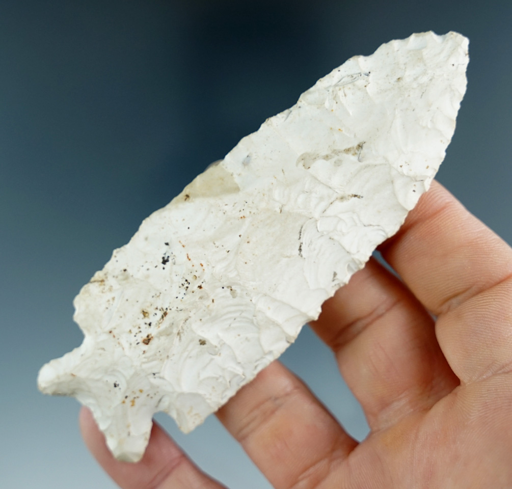 4" Stilwell made from Burlington Chert, found in Boone Co., Missouri. Comes with a Rogers COA.