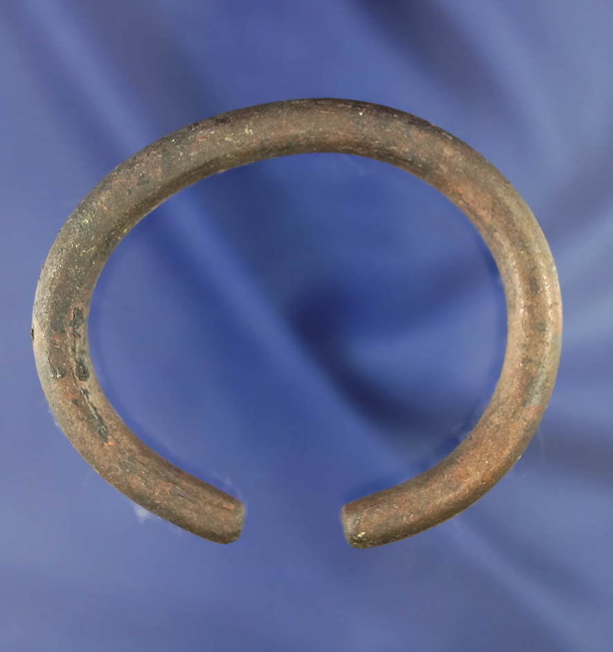 2 7/8" solid copper bracelet Columbia River that is heavy and well made.