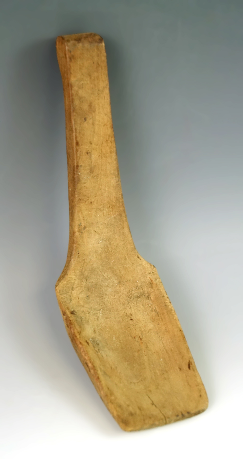 8 1/16"" Iroquois handcarved wooden Spoon found in New York.
