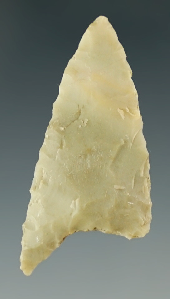 1 9/16" Gunther Triangular- green Franciscan chert found in Northern California