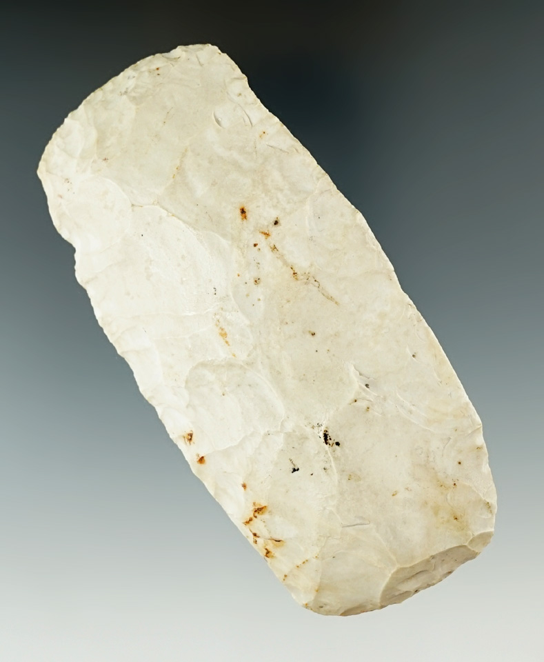 3 7/8" well styled Flint Celt found in Seneca County Ohio.