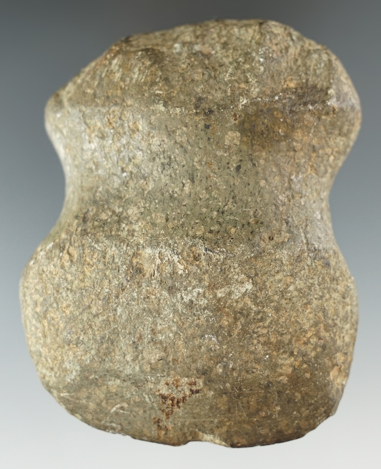 3 3/8" full grooved Archaic Axe found in Ohio.