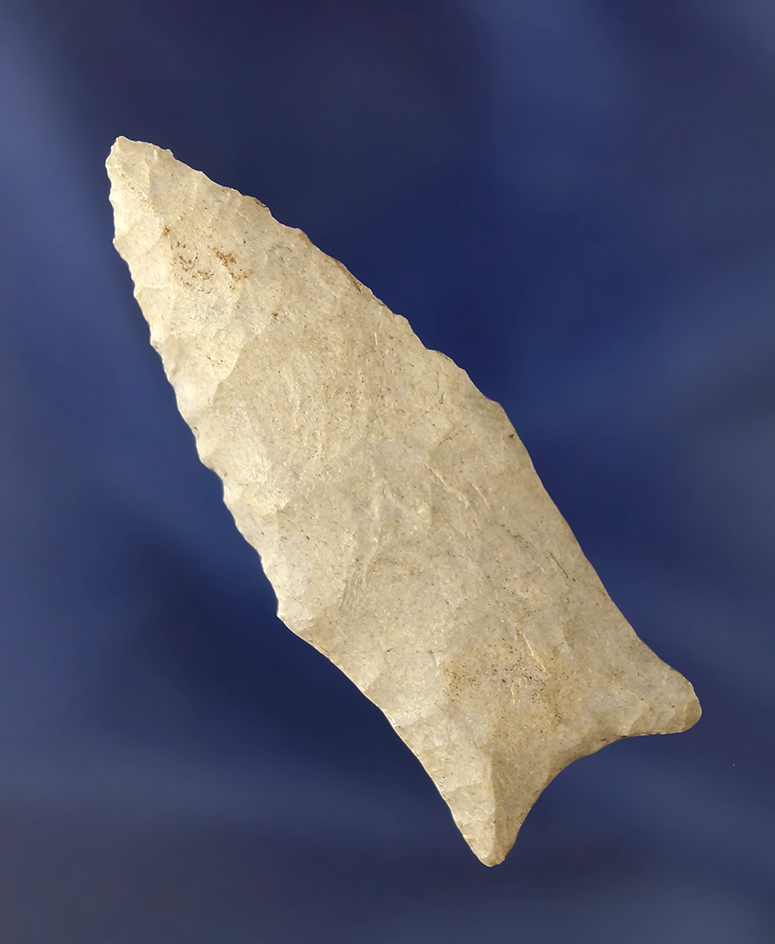 Nicely made 2 1/8" Dalton point made from Ozark chert found in Arkansas.  Davis COA.