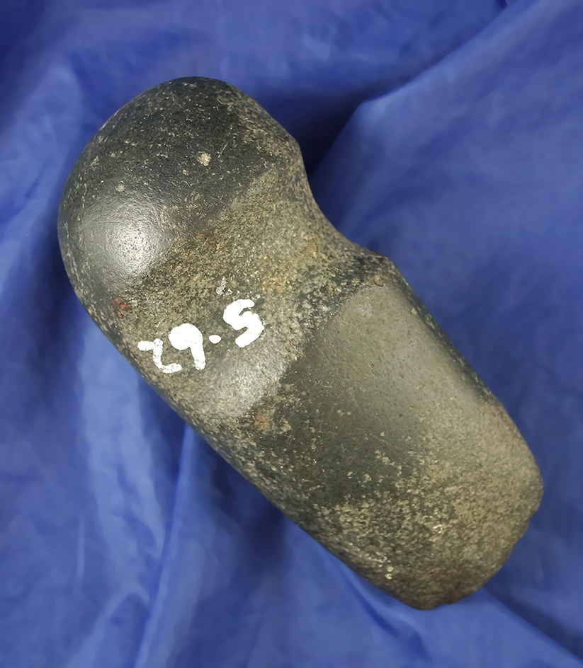 4 15/16" 3/4 grooved Hohokam style Axe found in Arizona.