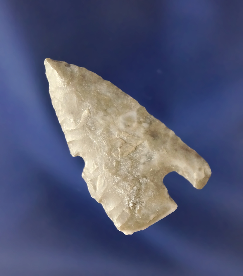 Nicely styled and well flaked 1 1/2" Charcos point found in Texas.