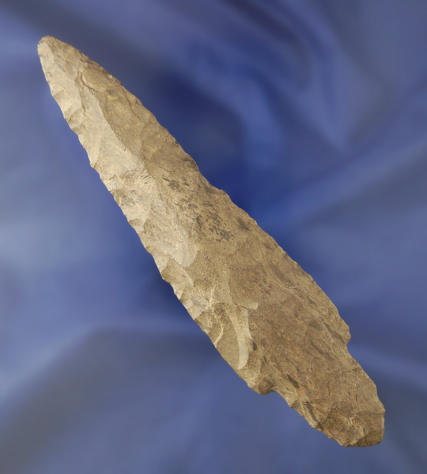 Big! 5 1/4" Dover Flint Adena found in the Benton Co.,  Tennessee area.   Dickey COA.