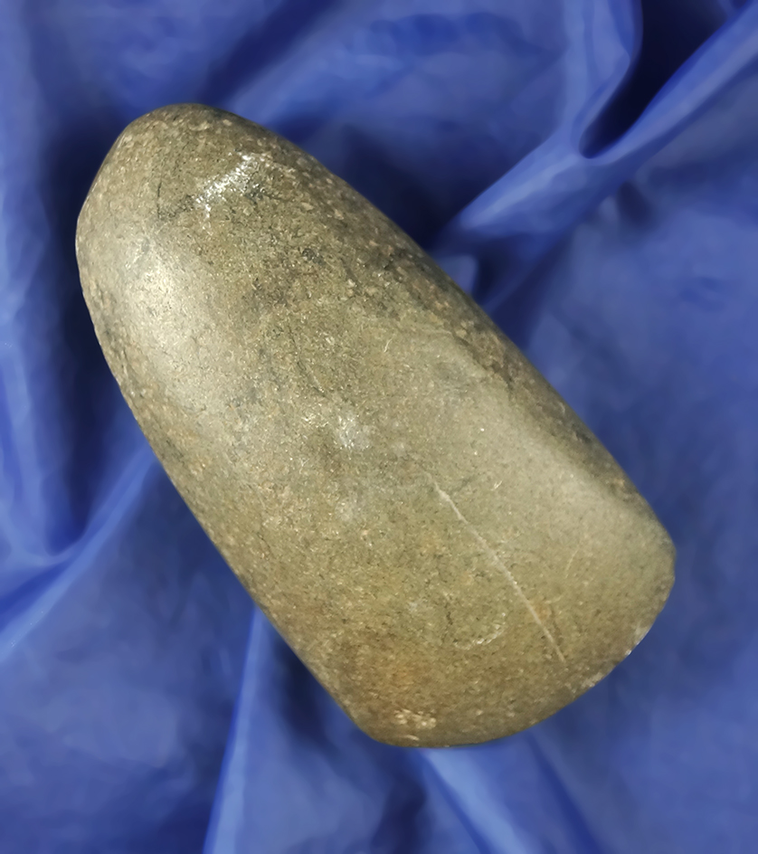 Highly polished 4 1/8" Hardstone Celt found in Kentucky in excellent condition.