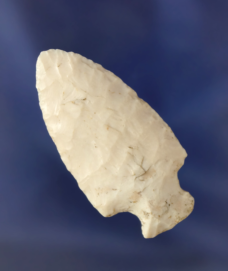 1 7/8" Burlington Flint Tablerock found in Davies Co.,  Illinois. Ex. Witting. Jackson COA.