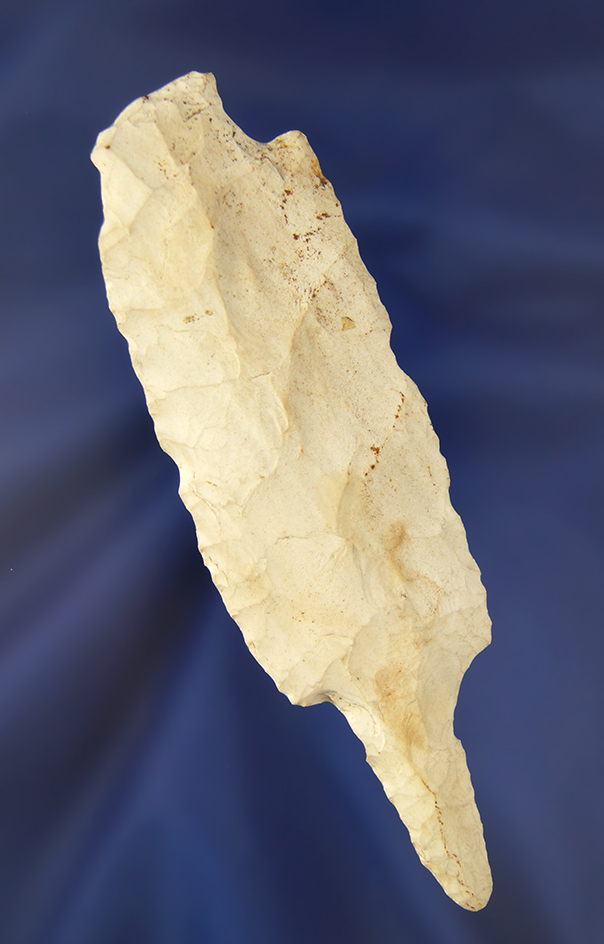 4 3/4" Burlington Chert Drill found near Chesterfield, Missouri.