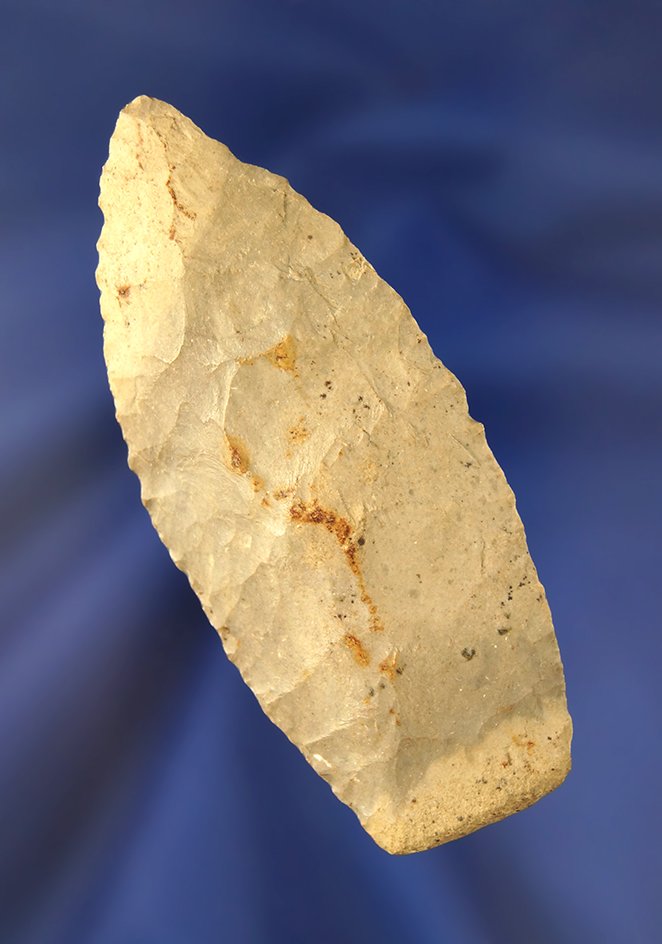 3 3/16" Paleo Lanceolate found near Urbana, Ohio.