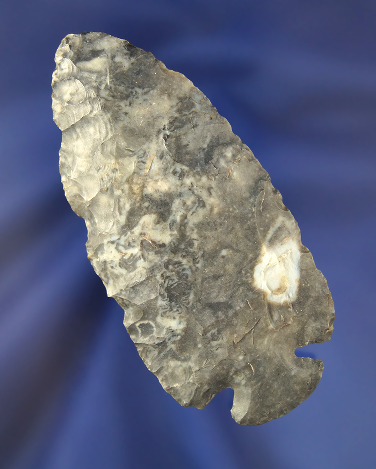 3 1/4" Button Base Dovetail made from Coshocton Flint found near Chickasaw Ohio.