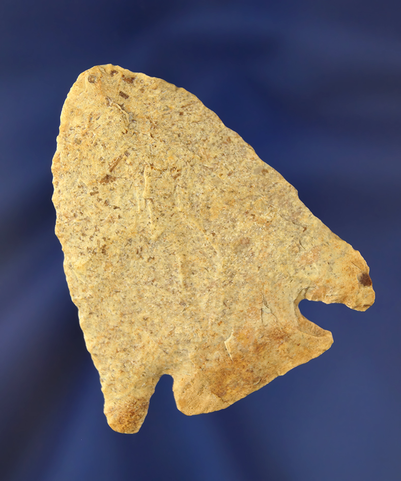 Thin and nicely styled 2 5/16" Cornernotch found in Western Ohio.