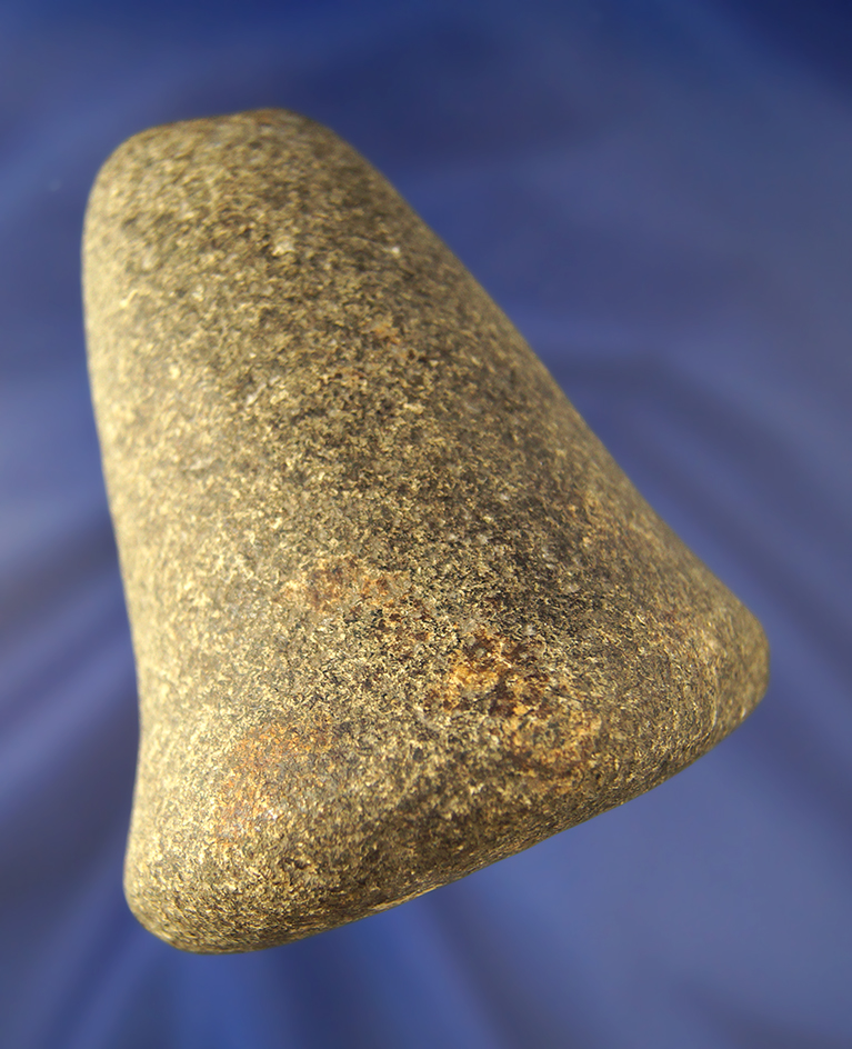 4" Bell Pestle with nutting divot found in Ohio.