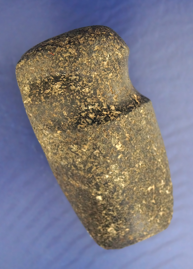 4 3/8" Long 3/4 Grooved Axe found in Ohio. Ex. Frank Meyer Collection.