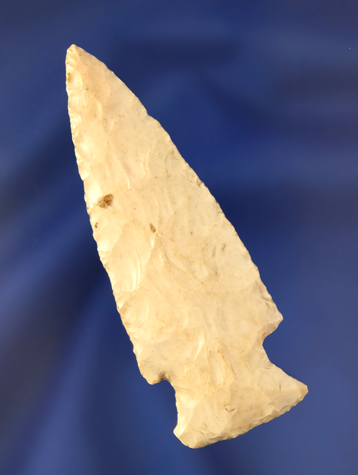 Thin and well flaked 2 3/4" Bakers Creek found in Western Ohio.