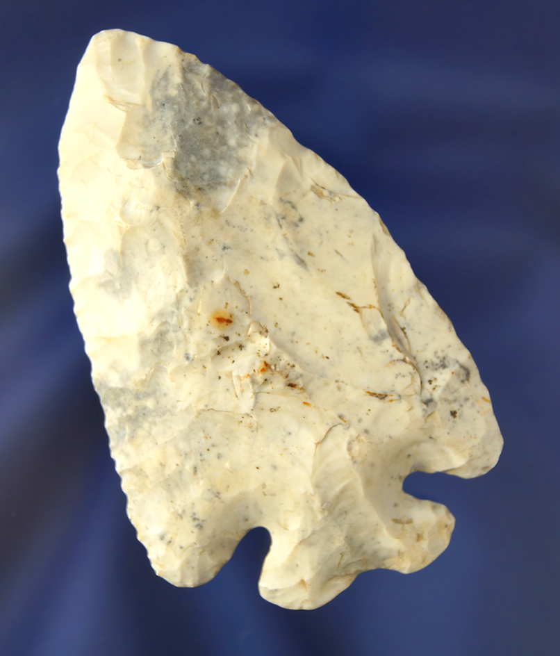 3 1/8" Archaic Thebes found in Fairfield Co., Ohio.