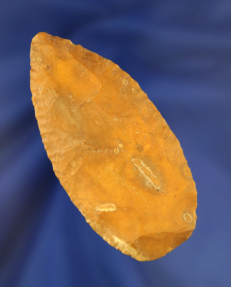 3 1/8" Flint Blade found in Western Ohio.