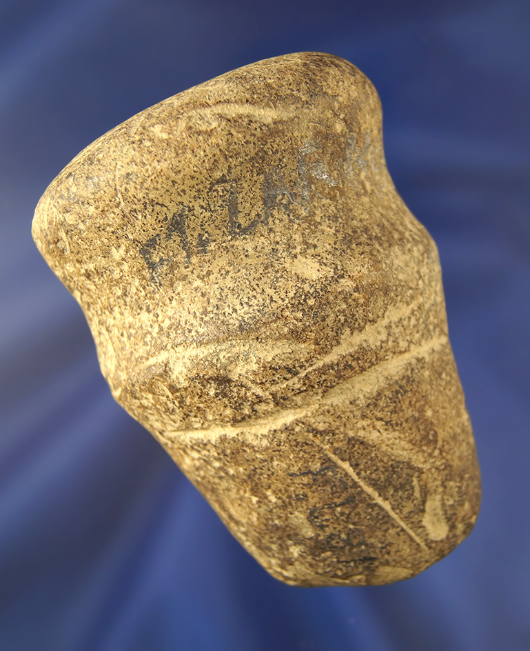 3 3/8" long full grooved Raised Ridge Axe found near Fort Laramie, Ohio in 1981.