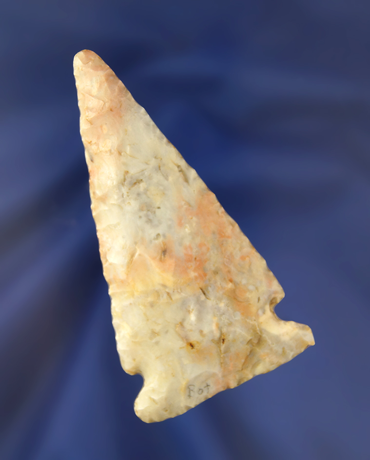 3 3/16" Meadowood Knife made from beautiful Flint Ridge Flint found in Indiana.