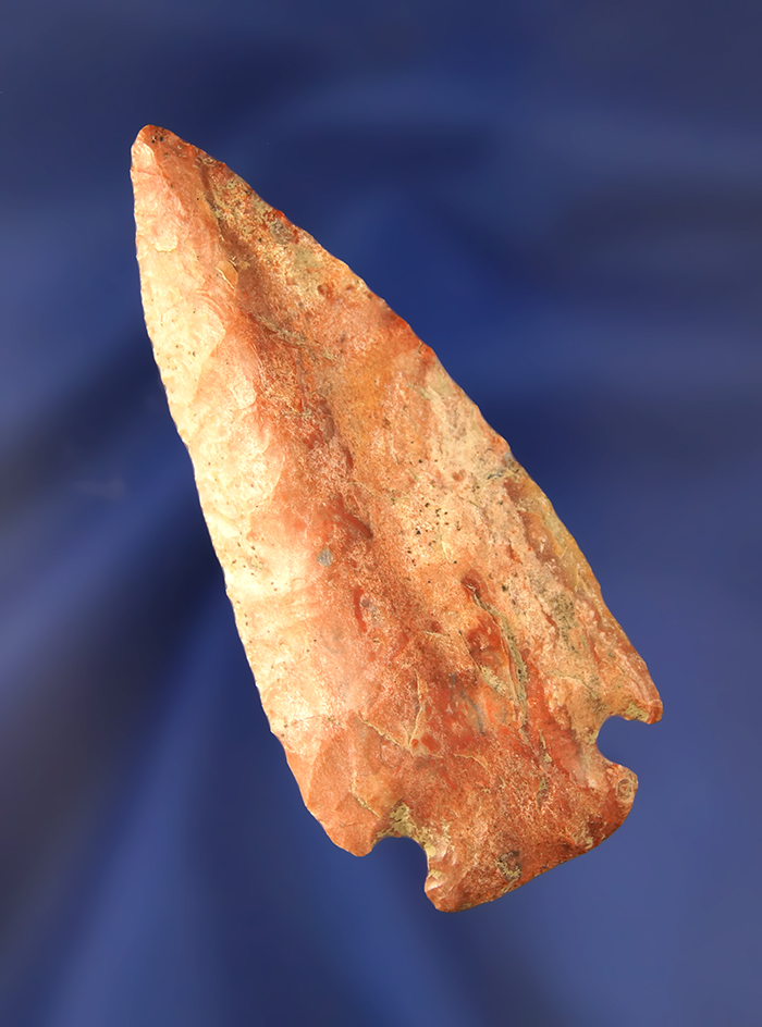 Colorful 2 7/8" Cornernotch found near Greenville, Ohio.