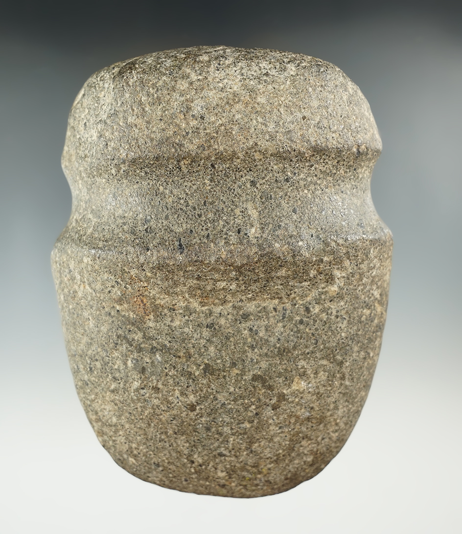 5" Full Grooved Axe found in Ross Co., Ohio. Ex. Dennis and Norma Bowman, Ex. Kim Augur.