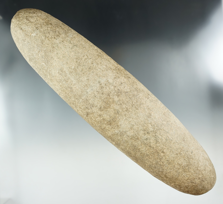 11 3/4" Roller Pestle found in Hancock Co., Ohio. Ex. Kim Augur.