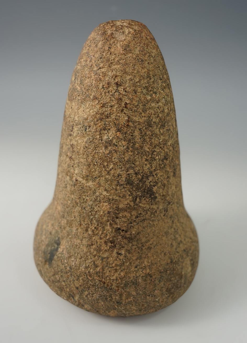 4 3/4" Tall Bell Pestle found in Ohio in very nice condition. Ex. Kim Augur.