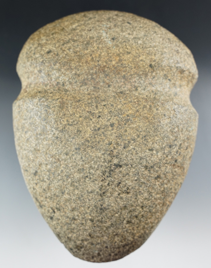 7" Long Full Grooved Hardstone Axe found in Adams Co., Ohio. Comes with a Davis COA.