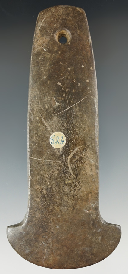 5 3/16" Slate Anchor Pendant found in Bath Co., Kentucky, minor restoration. Jackson COA.