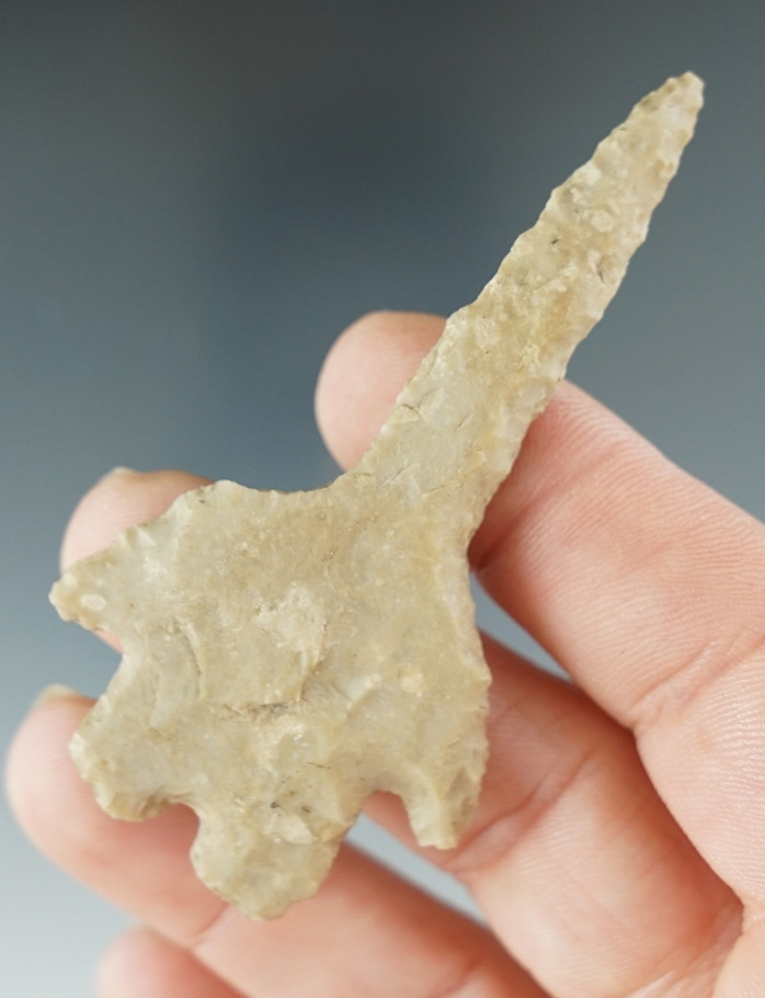 2 3/4" Montell Drill found in Bell Co., Texas on the Chrisners Ranch. Comes with a Rogers COA.