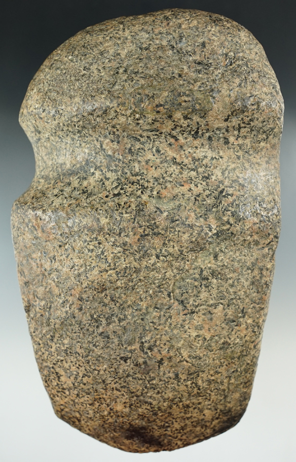 Large! 8 5/8" long 3/4 Grooved Axe found in Morgan Co., Ohio, by Carlos Macklem.