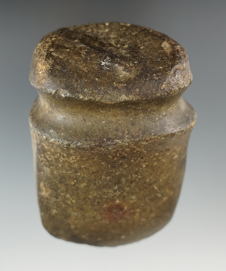 3 5/8" Full Grooved Miami River style Axe found in Darke Co., Ohio.