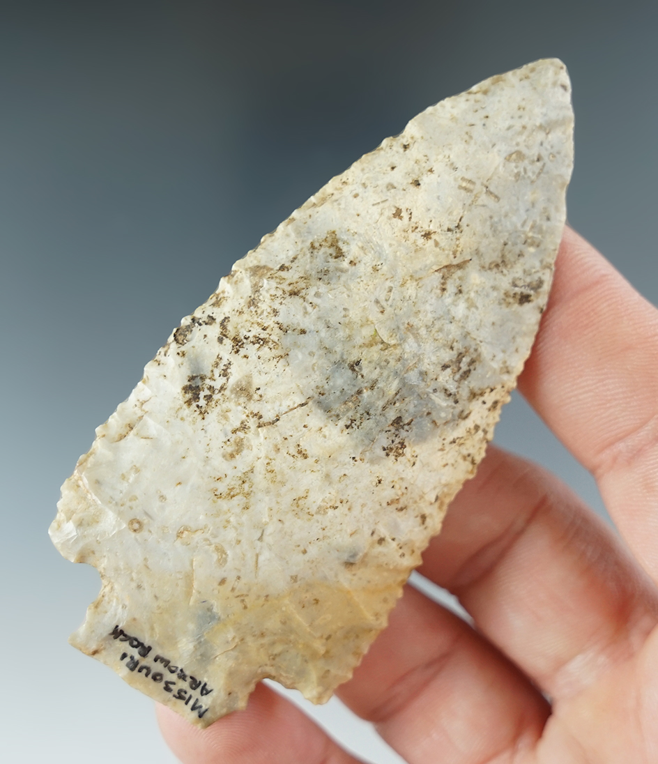 3 5/16" Neuberger made from attractive well patinated material, Missouri. Perino COA.