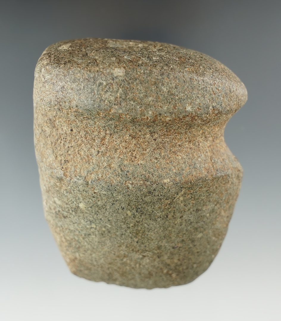 3 5/16" 3/4 Grooved Axe found in Montgomery Co., Ohio.